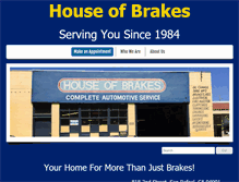 Tablet Screenshot of houseofbrakes.com